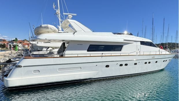 Schiff Yacht Superyacht Polyester Sanlorenzo SL 82